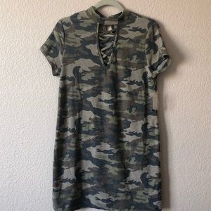 SALE!! 3/$20✨✨ NWT Francesca’s Camo dress